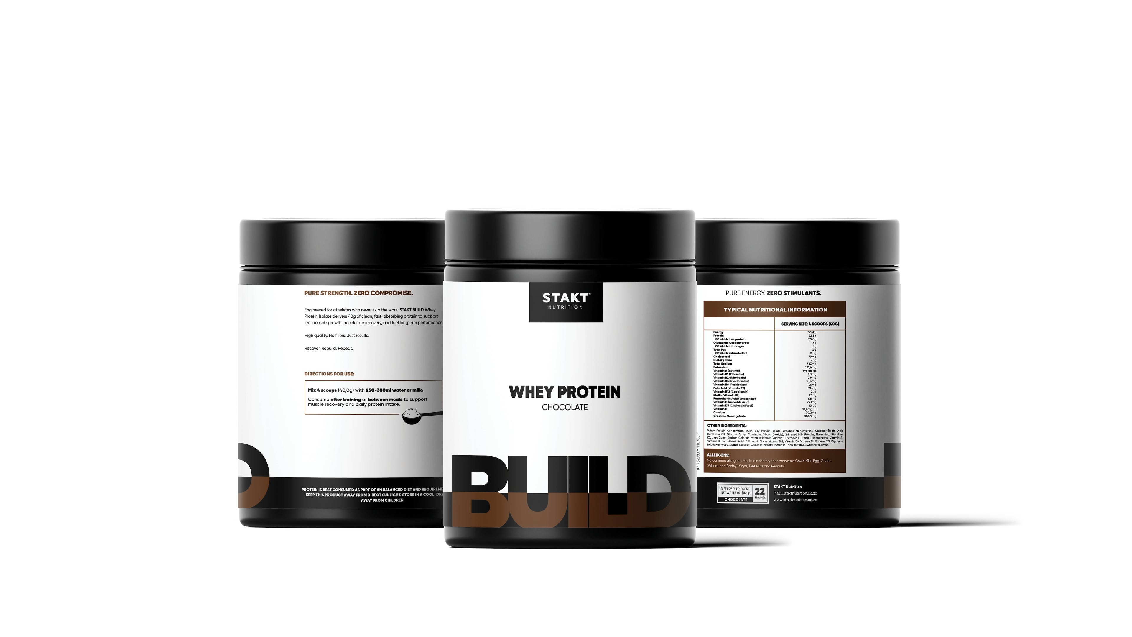 STAKT BUILD - Whey Protein 1kg