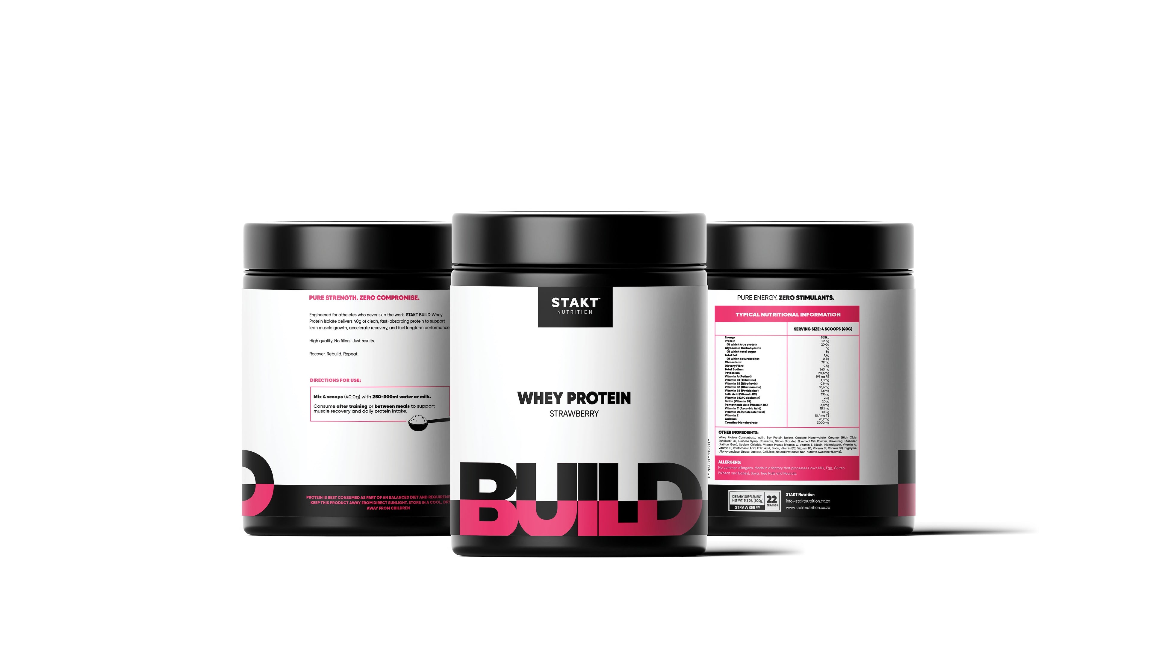 STAKT BUILD - Whey Protein 1kg