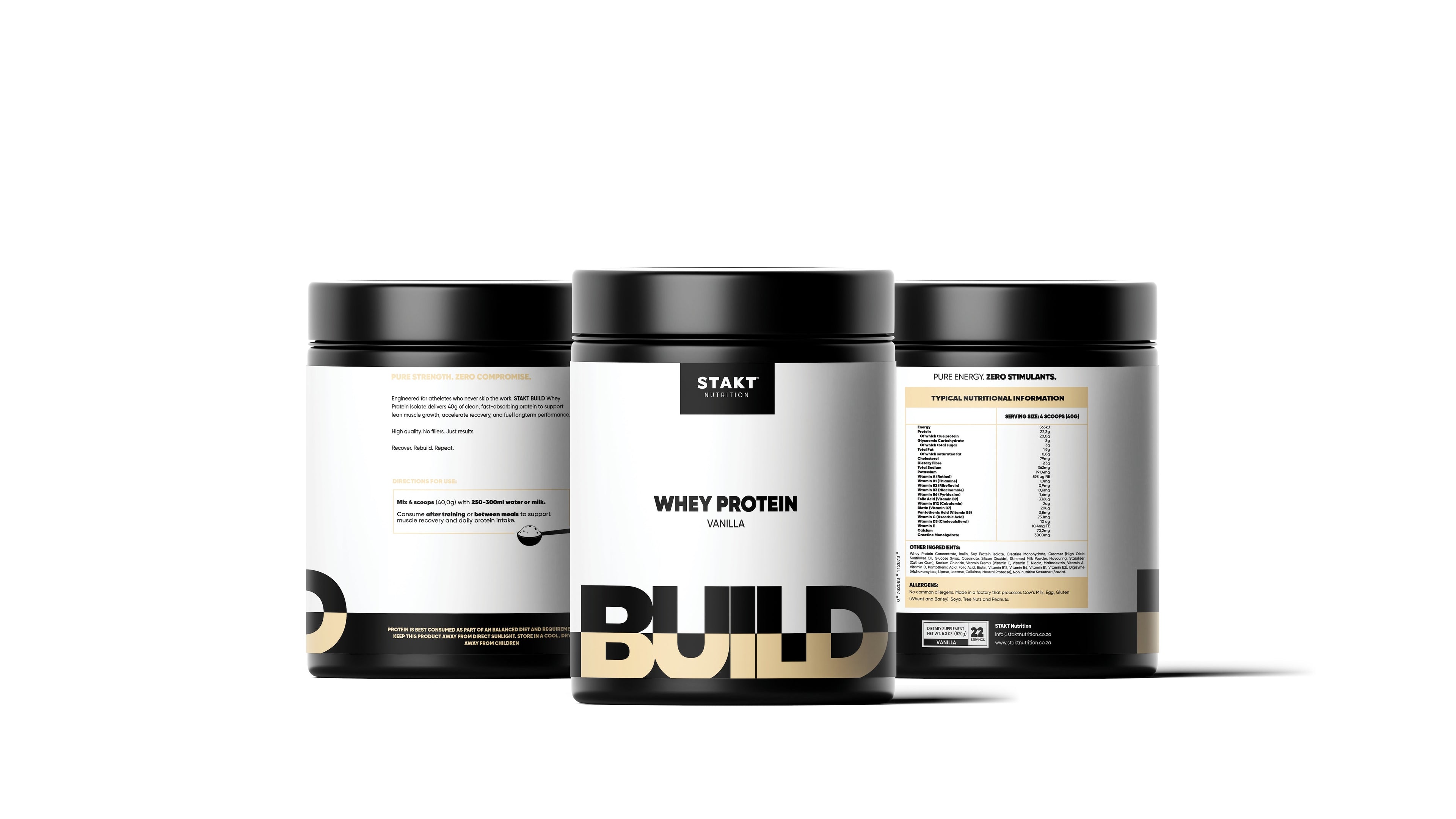 STAKT BUILD - Whey Protein 1kg