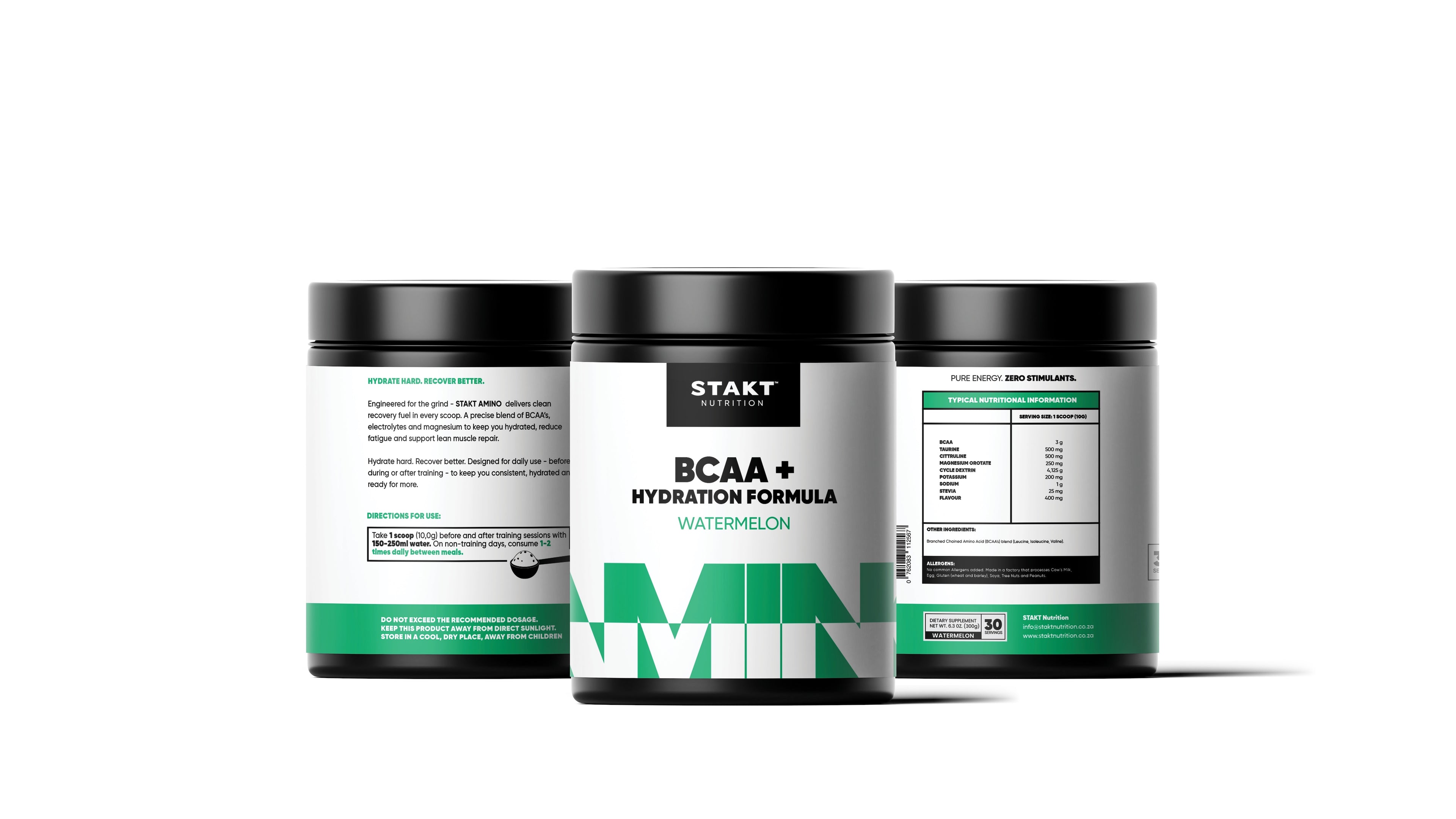 STAKT AMINOS - BCAA + Hydration Formula (300g)